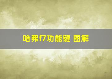 哈弗f7功能键 图解